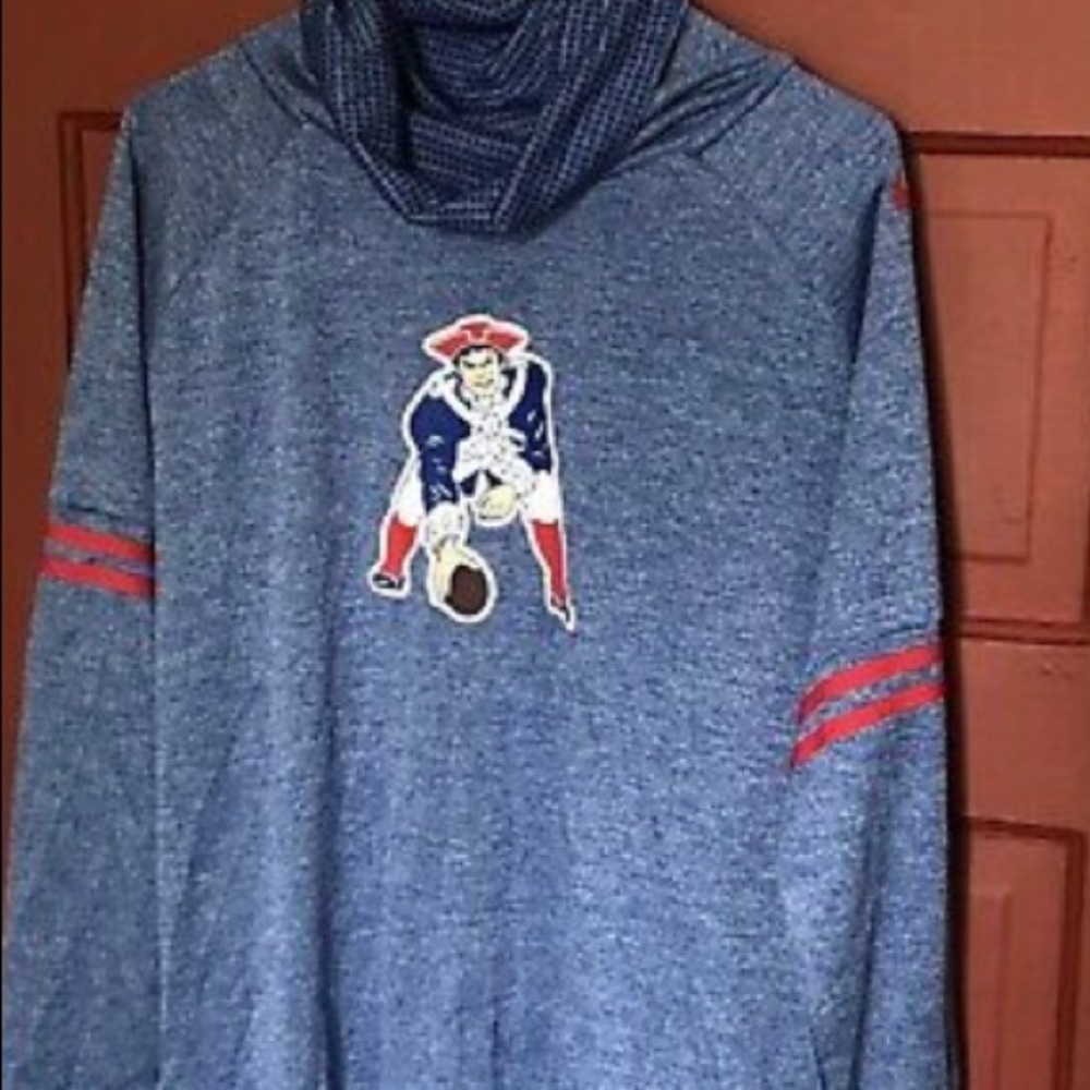 New England Patriots Long Sleeve Full Neck